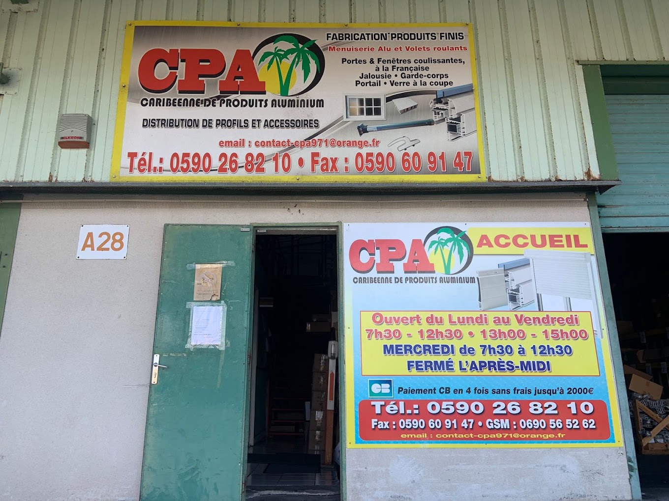 CPA Menuiserie Guadeloupe
