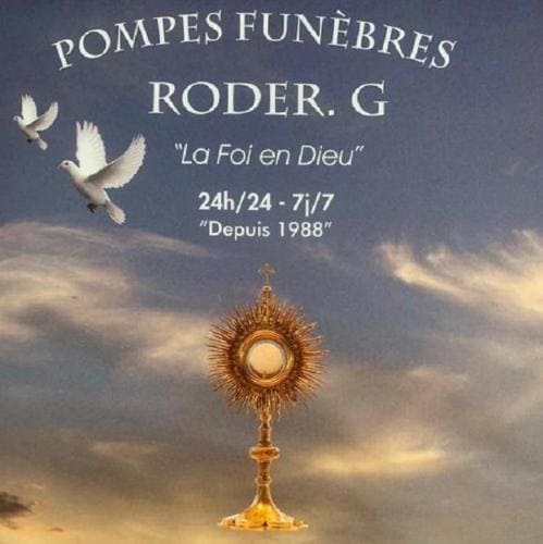 Pompes Funèbres RODER.G " La Foi en DIEU "