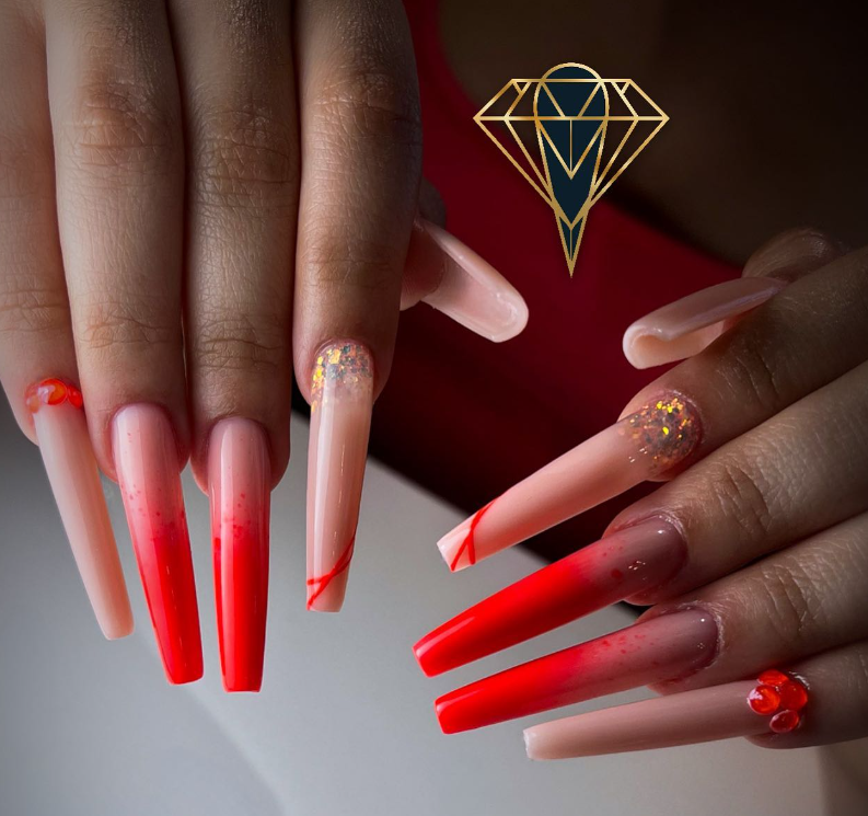 Petits Secrets By Helen pose ongle orange