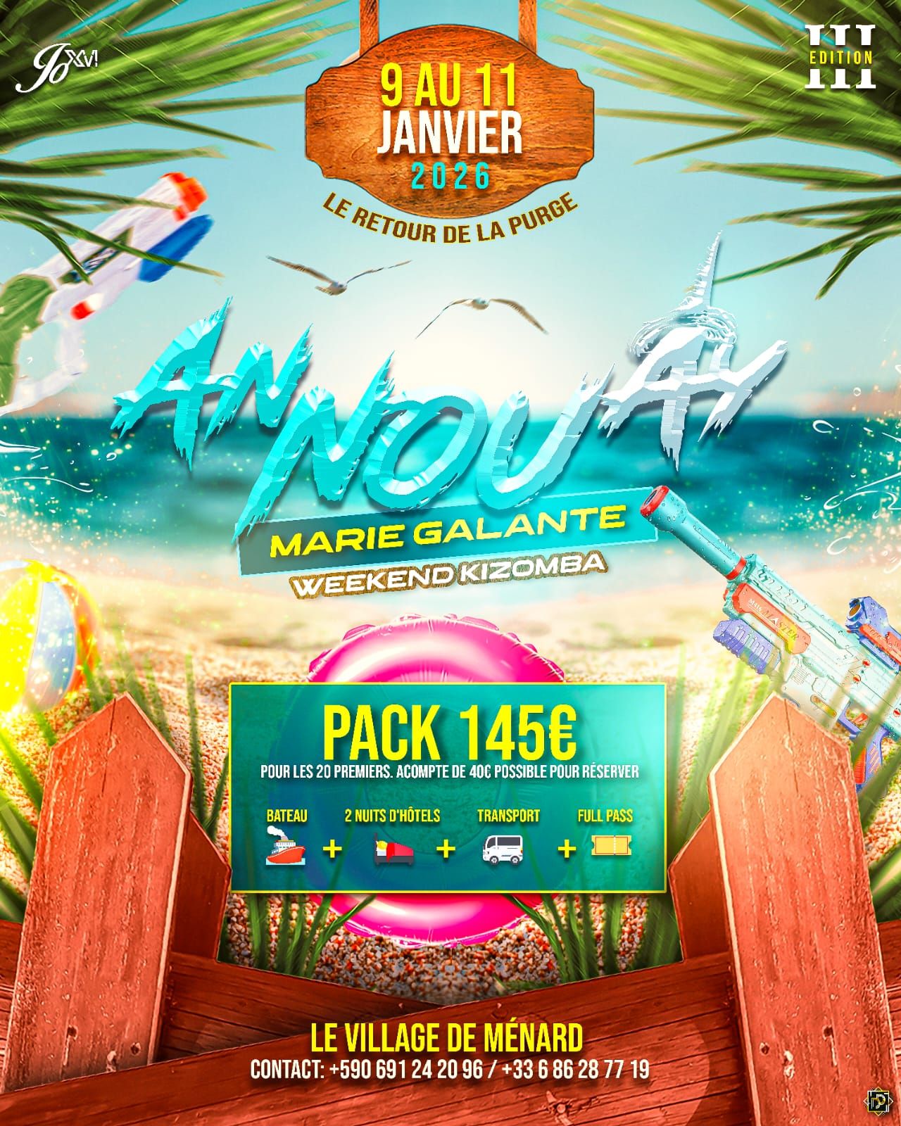 An nou ay Marie-Galante ! 🏝️