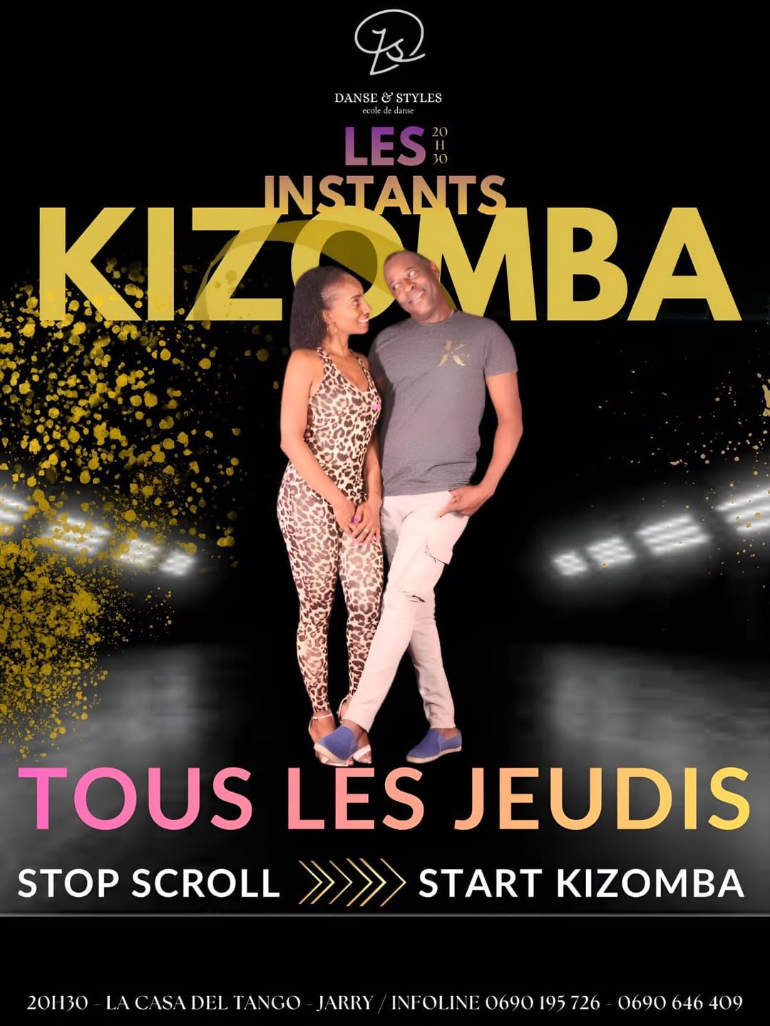 Cours et soirées Kizomba à Jarry