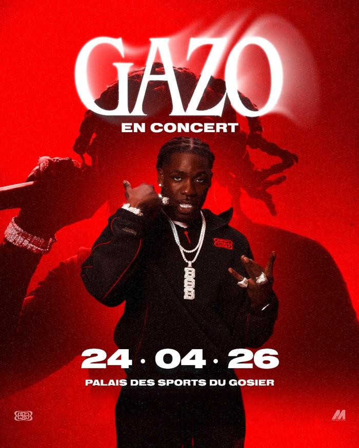 Gazo en concert en Guadeloupe