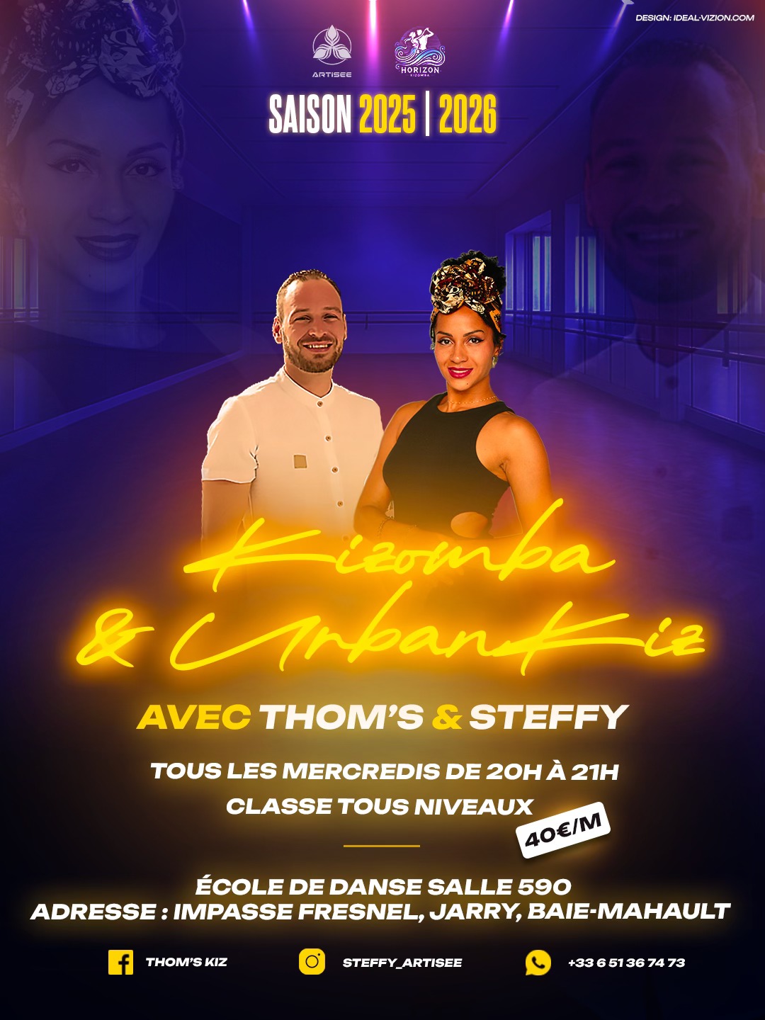 Cours de Kizomba & Urban Kiz