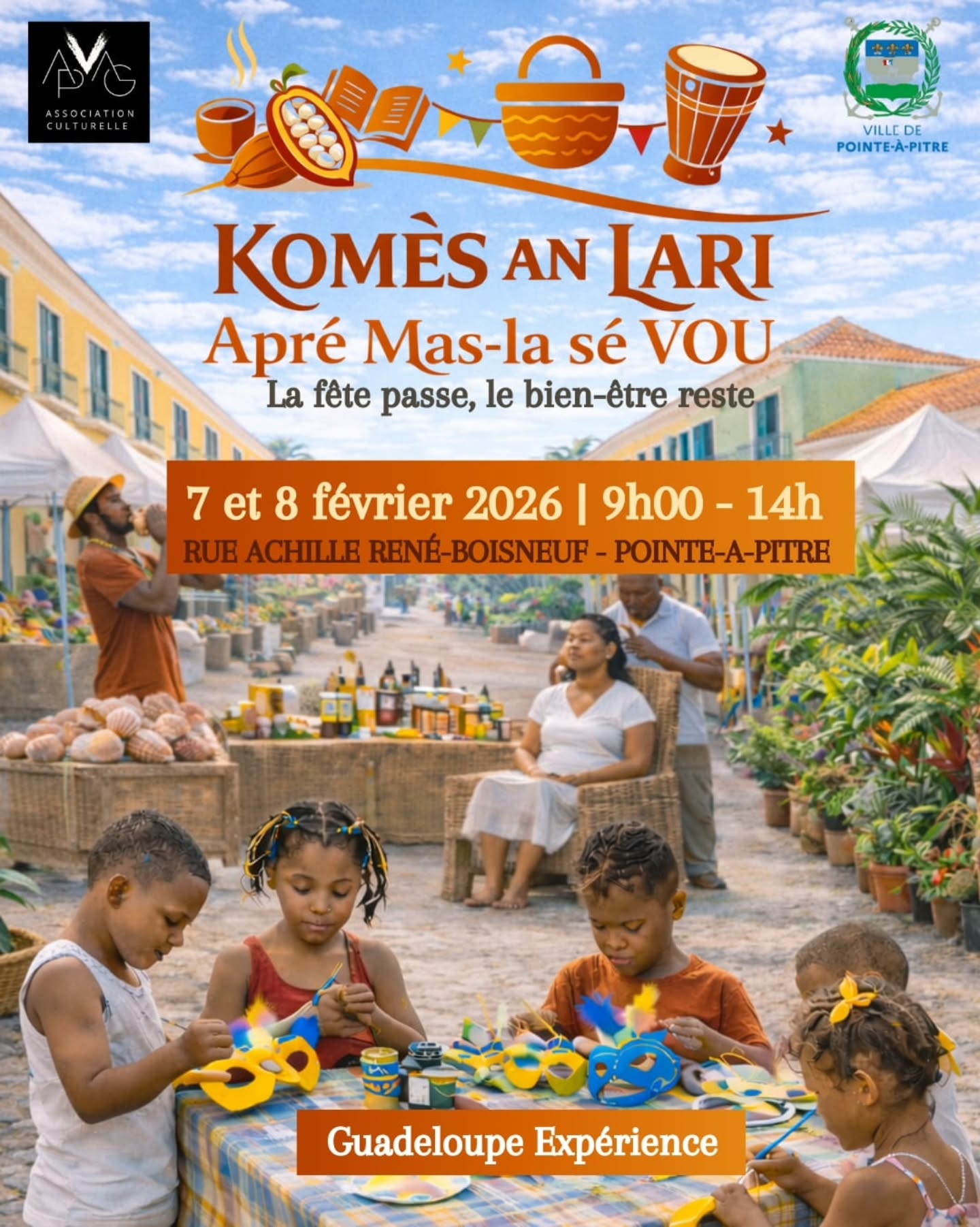 Événement bien-être et culture créole à Pointe-à-Pitre