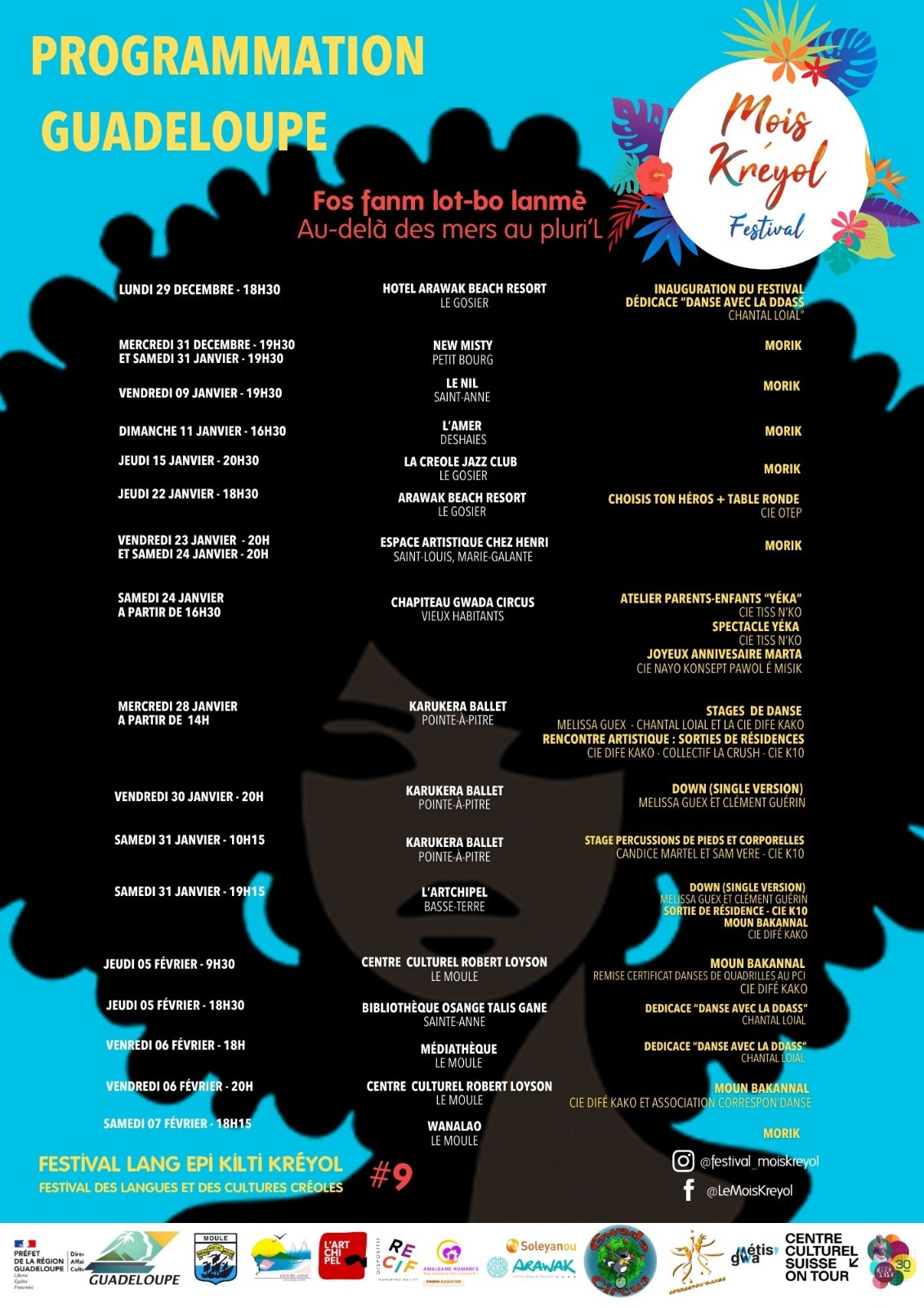 Festival Mois Kréyol en Guadeloupe