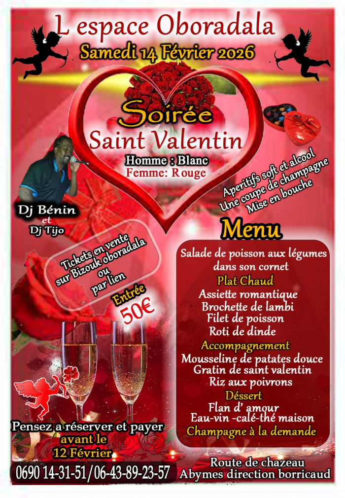 Soirée Saint-Valentin 2026