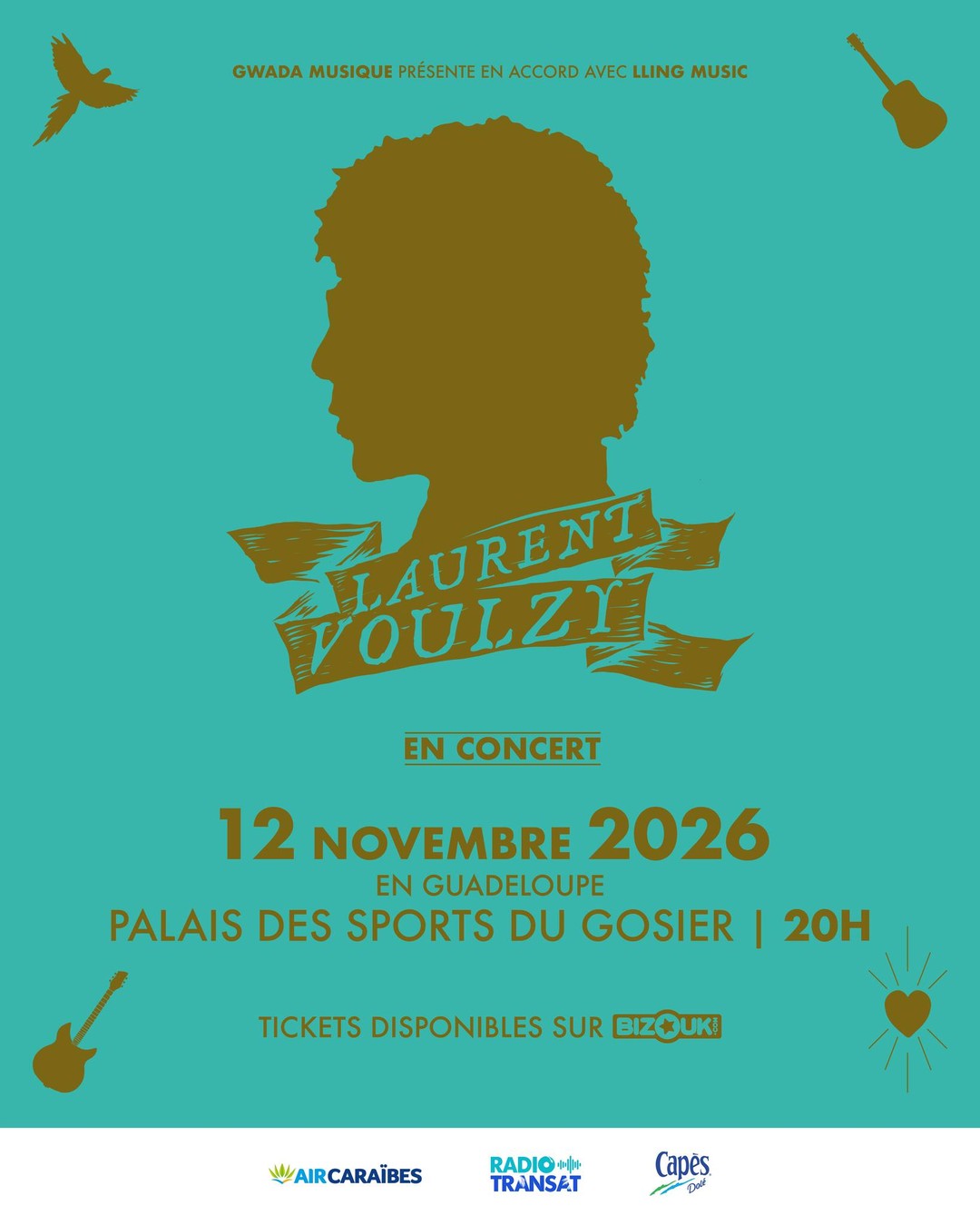 Laurent Voulzy en concert en Guadeloupe