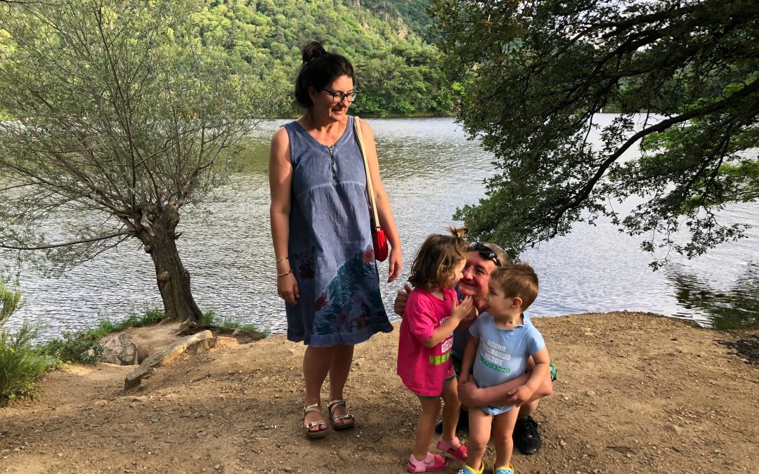 famille en aventure extérieure en Guadeloupe