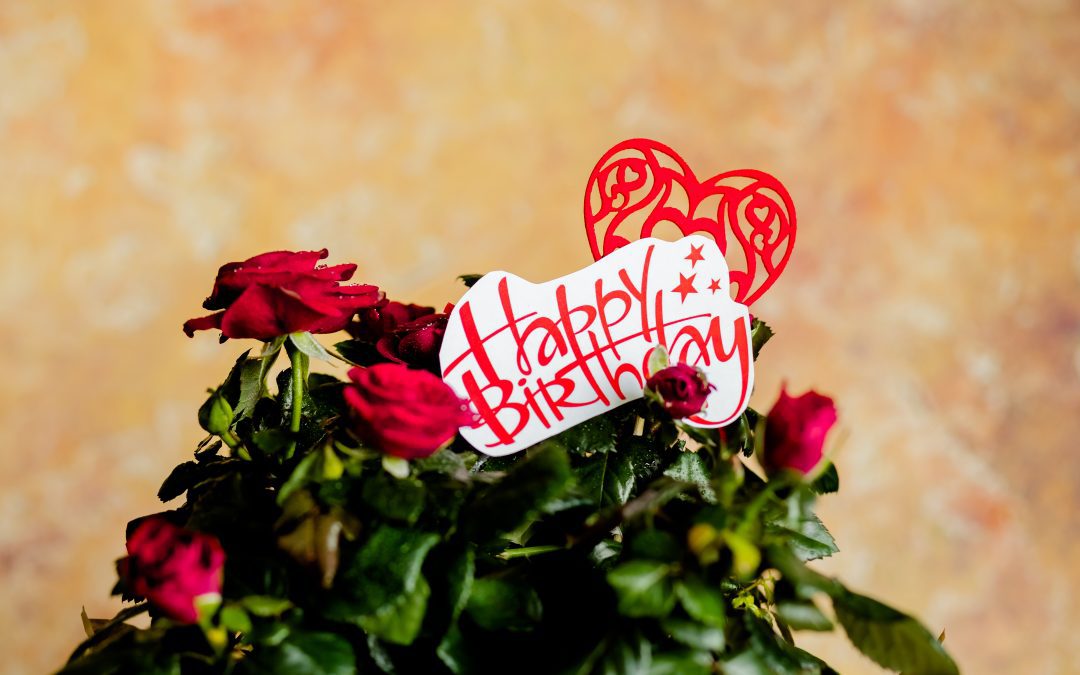 livraison de fleurs pour anniversaire en action
